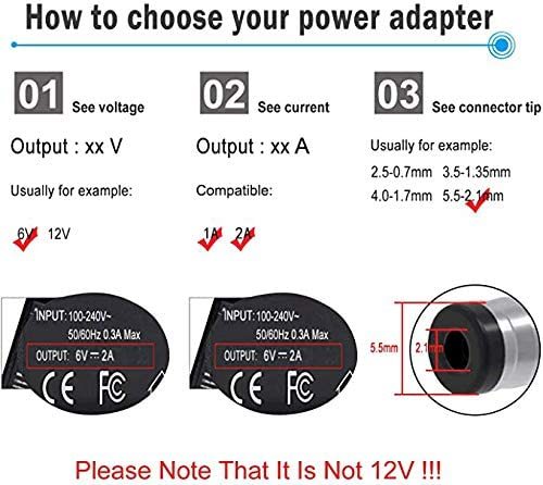 IBERLS 6V Kids Ride On Toys Car Battery Charger for Best Choice Product Toddler Quad ATV Hello Kitty SUV, Dynacraft Hello Kitty/Mercedes-Benz/Audi/Range RoveTrax Power Supply Adapter Accessories