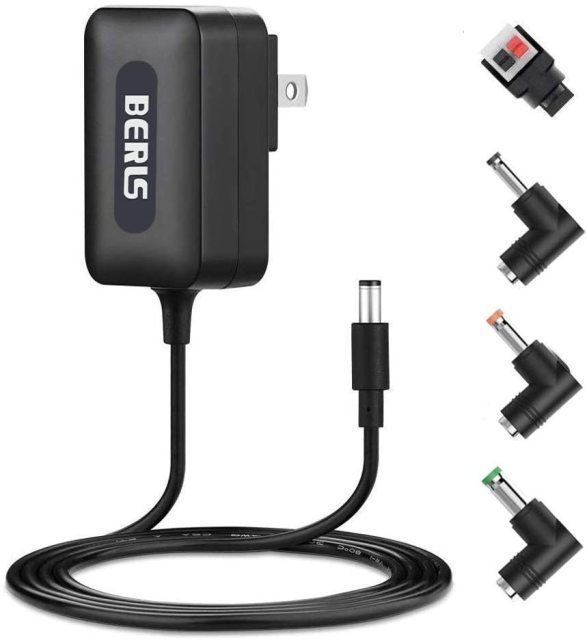 IBERLS (UL Listing) 12V 2A Universal Power Supply Adapter Charger for Netgear, Linksys, Arris Surfboard, TP-Link, Eero, D-Link, Netis, Wireless Router, Switch, Cable Modem Home WiFi System Cord