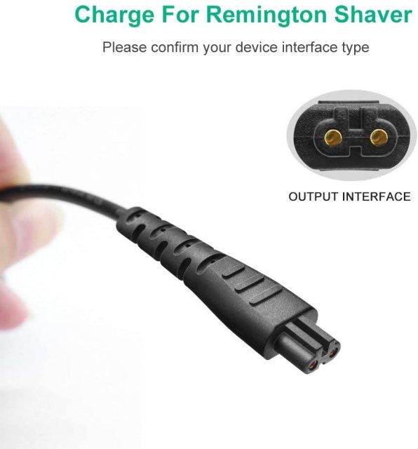 BERLS 5V Shaver Charger Replacement for Remington Shaver Beard Trimmer Power Cord for Razor Remington XR1350, XR1450, XR1400, XR1330, XR1470, XR1430, XR1410, PF7500, PF7600, PG6137 Power Supply