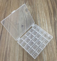Transparent spindle core box
