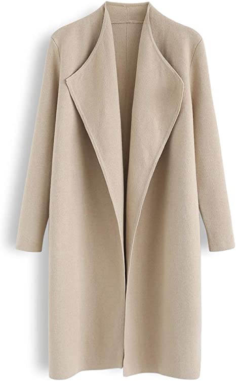 Women's  Open Front Knit Coat Cardigan