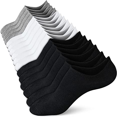 Women Low Socks Non Slip Flat Boat Line 4/8 Pairs