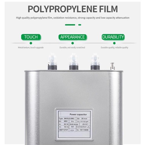 BSMJ0.44-30KVAR-3 Self healing Power Capacitor