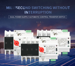 100E 125A 4P 0.008S Electromagnetic driven Solar photovolt Automatic Transfer Switch
