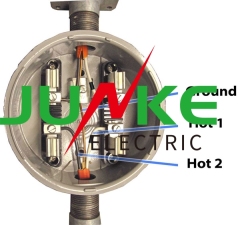 100A Ansi Socket Round Meter Base 5Jaws