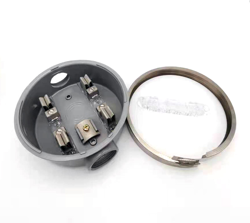 100A Ansi Socket Round Meter Base 4 Jaws PC Transparent