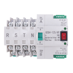 63R 4P Din rail Change Over Automatic Transfer Switch