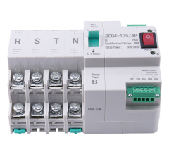 63R 4P Din rail Change Over Automatic Transfer Switch