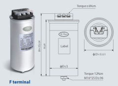 BGMJ0.44-20KVAR-3 Cylinder LV alumunim can Capacitor