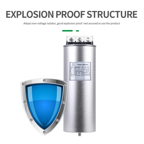 BGMJ0.44-10KVAR-3 Cylinder LV alumunim can Capacitor