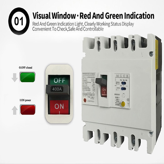 SZM1 4P 400A Moulded Case Circuit Breaker 690V Thermal magnetic MCCB