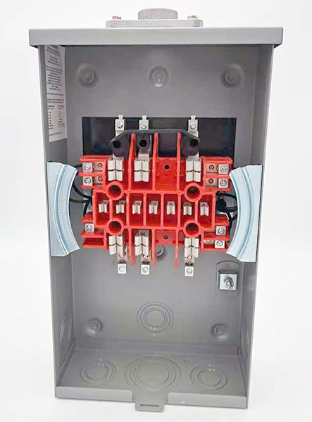 Nicaragua NEMA type 3R Three phase 20A 13jaws Ansi Square Meter base Ct type