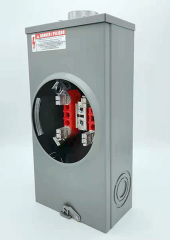 Honduras NEMA type 3R 200A 4jaws Square Meter base with 2