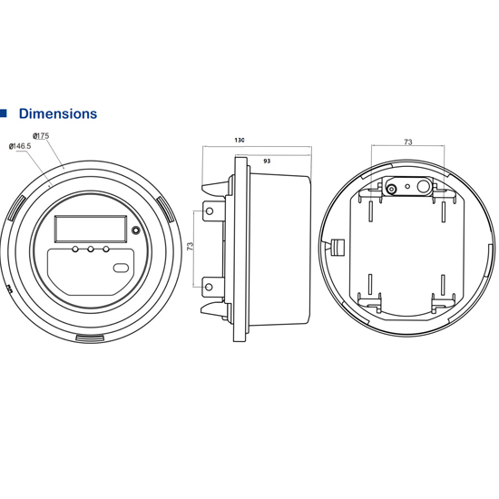 Single phase 2 wire CL100 30/100A Ansi Socket Meter FM 1S 2W I210type