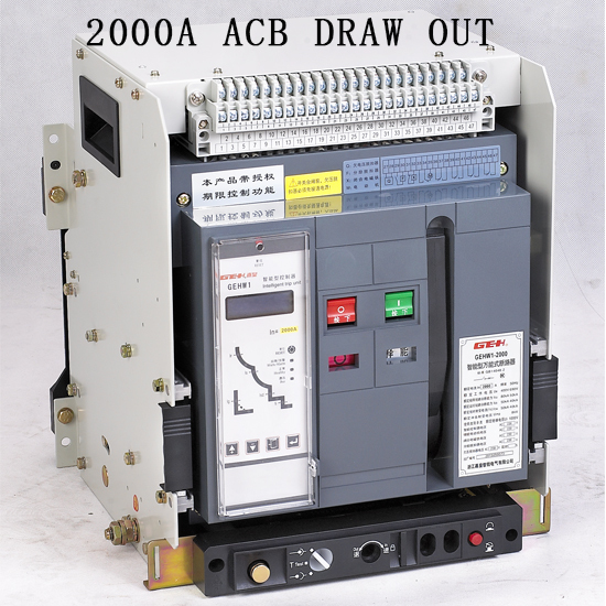 CMW1 2000A 3P Draw out Intelligent Low Voltage Power air Circuit Breakers MCCB