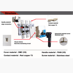 3P 100A-3150A ac isolate switch Low Voltage Disconnector Switch