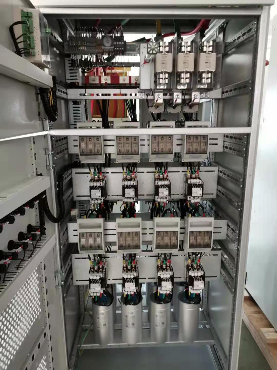 Low Voltage Automatic Power Factor Correction Panels 200KVAR static compensate with ac contactor Cylinder power capacitor