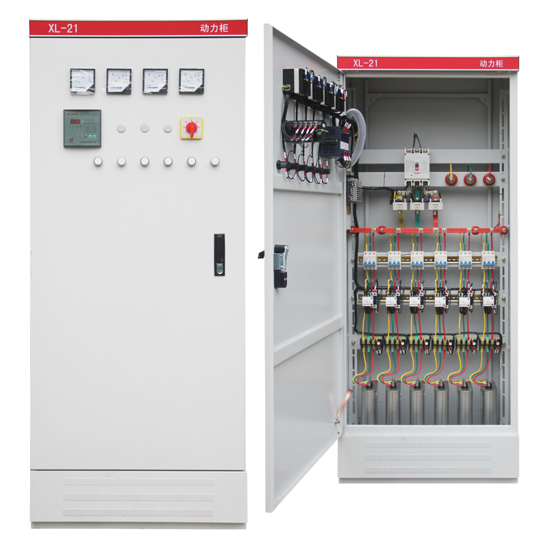 300KVAR Low Voltage Automatic Power Factor Correction Panels 200KVAR static compensate with ac contactor Cylinder power capacitor