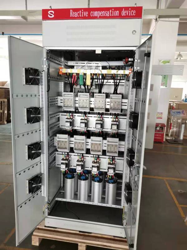 Low Voltage Automatic Power Factor Correction Panels 200KVAR static compensate with ac contactor Cylinder power capacitor