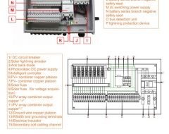 JKPV/16-1 DC 1000V PV PHOTOVOLTAIC COMBINER BOX STRING OFF-GRID SOLAR ARRAY SYSTEM WITH LIGHTNING ARRESTER