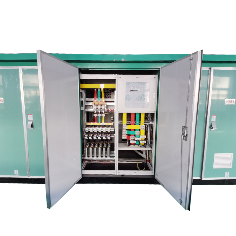 40.5kv prefabricated compact transformer substation designed combining low and medium voltage distribution panel Compact Substation with PFI power capacitor