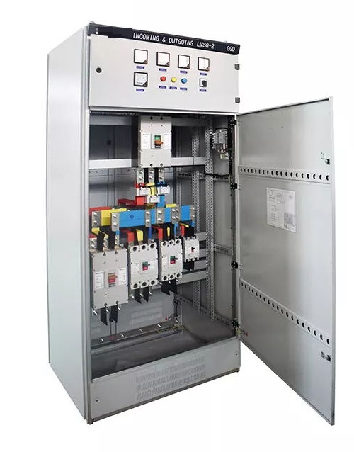 400V GGD Low Voltage Air circuit breaker incoming Switchgear with MCCB PFI power capacitor output panel