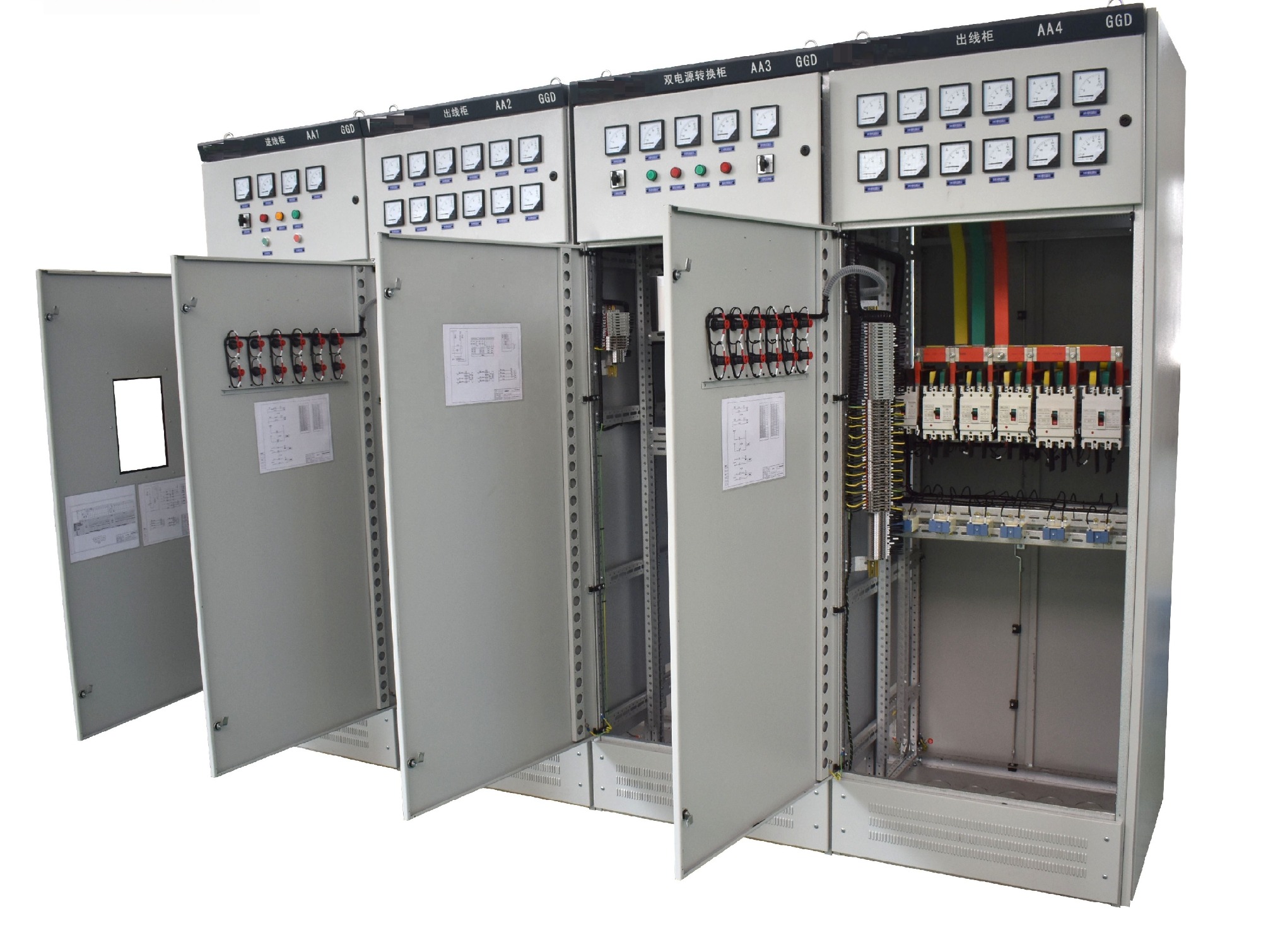 GGD AC Low Voltage 380V Power Distribution Switchgear Panel for Package ...