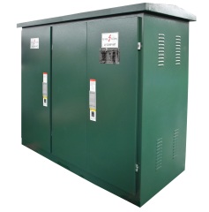 11KV Pad Mounted Transformer Economic type with plug in cable switchgear American type power transformer