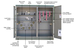 11KV Pad Mounted Transformer Economic type with plug in cable switchgear American type power transformer