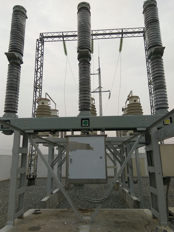 Outdoor High Voltage Vacuum Circuit Breaker 126kv 1250A Outdoor Six Sulfur Hexafluoride Circuit Breaker Lw36-126