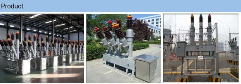 LW8-40.5 SF6 Circuit breaker high voltage 35KV Transmission line Tank type 35kV high voltage vacuum circuit breaker