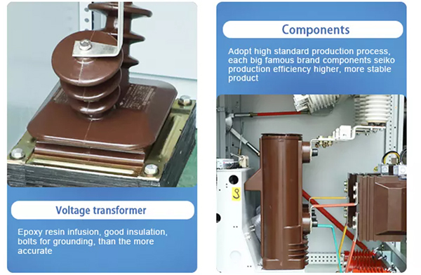 HXGN17-12KV indoor Box type fixed AC metal enclosed switchgear vacuum load breaker switch fuse