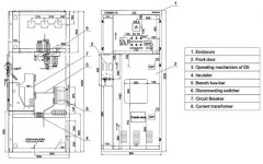 Xgn66-12 3.6kv 7.2kv 11kv High Voltage Ring Main Unit Indoor Fixed Type Switchgear Panelboard