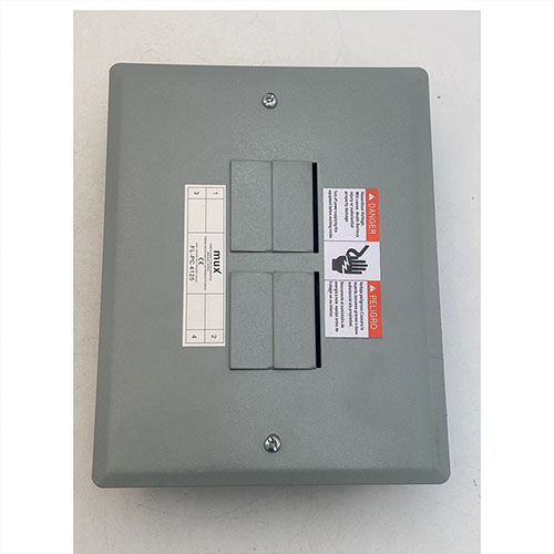 TYE-4WAY 4-Circuit Load Center | 120/240V 1P3W | Plug-In Breaker Design | Modular Steel Enclosure