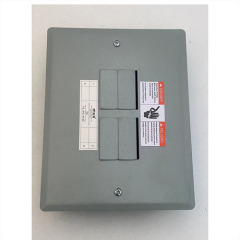 TYE-4WAY 4-Circuit Load Center | 120/240V 1P3W | Plug-In Breaker Design | Modular Steel Enclosure