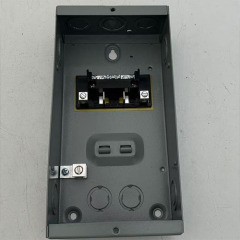 2-Way Outdoor Plug-In Load Center | Weatherproof Electrical Panel | 120V/240V, 70A-125A | Durable Steel Enclosure | Easy Installation