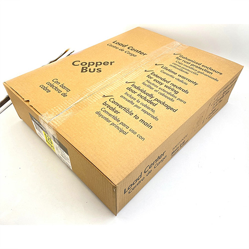 GE TLM-1212CU 125A Load Center Panel - 12-Circuit Main Lug, ANSI Certified, NEMA 1 Enclosure, 120/240V AC, Copper Bus, UL Listed