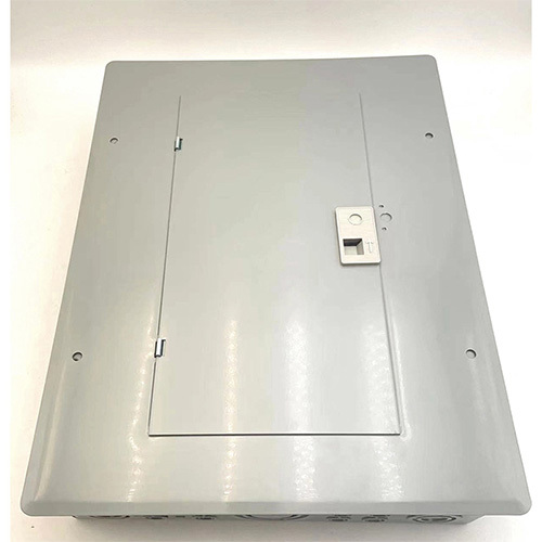 GE TLM-1212CU 125A Load Center Panel - 12-Circuit Main Lug, ANSI Certified, NEMA 1 Enclosure, 120/240V AC, Copper Bus, UL Listed