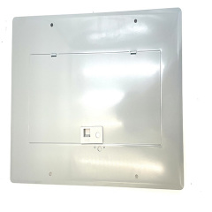 GE TLM-1212CU 125A Load Center Panel - 12-Circuit Main Lug, ANSI Certified, NEMA 1 Enclosure, 120/240V AC, Copper Bus, UL Listed