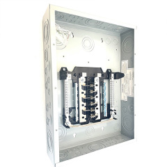 GE TLM-1212CU 125A Load Center Panel - 12-Circuit Main Lug, ANSI Certified, NEMA 1 Enclosure, 120/240V AC, Copper Bus, UL Listed