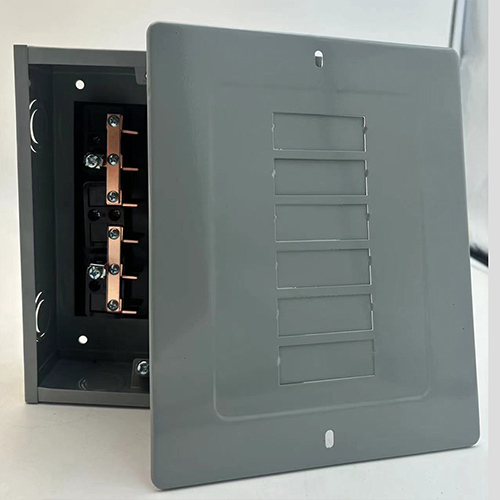 GTLS-6 Load Center with Plug-In Circuit Breakers & Integrated In-Flush Load Bank | Industrial Power Distribution Panel