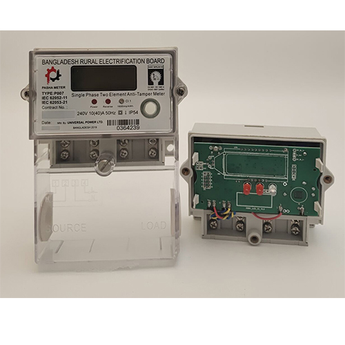 Single Phase Electronic Energy Meter – Anti-Tamper Watt-Hour Meter