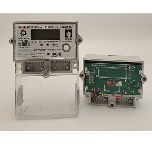 Single Phase Electronic Energy Meter – Anti-Tamper Watt-Hour Meter