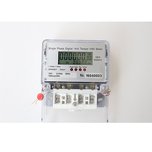 Single Phase Two Wire Anti-Tamper Kwh Meter 240V 60Hz 5(100A) with Magnetic Detection LCD Display