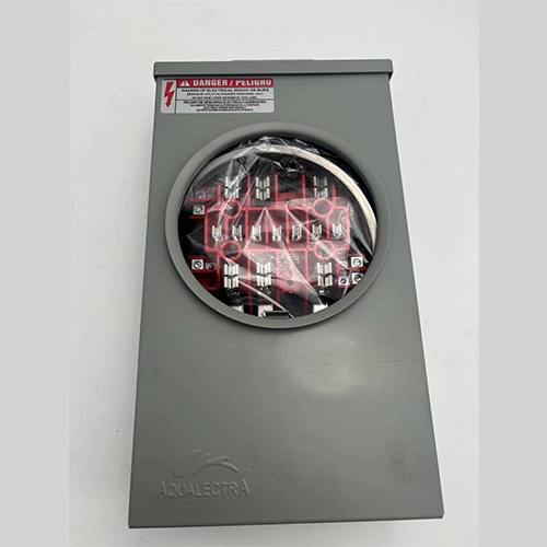 200A Square Meter Base 13Jaw 200 AMP AMPS Ring or Ring Less Cover Overhead Underground Meter Socket