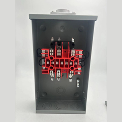 200A Square Meter Base 13Jaw 200 AMP AMPS Ring or Ring Less Cover Overhead Underground Meter Socket