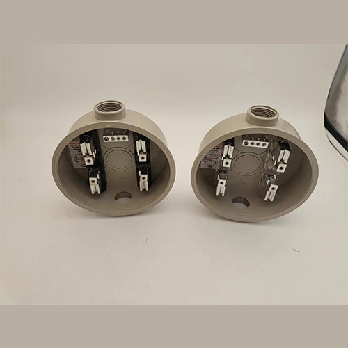 100A 4jaws Single Phase Meter Socket Electrical Meter Base 3/4inch Double Hub