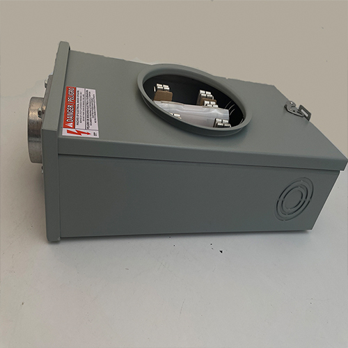 Ringless Type 200A 7 Jaw Rectangular Embedded Meter Base