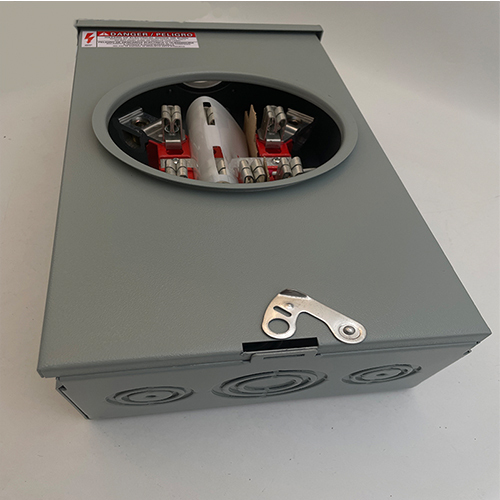 Ringless Type 200A 7 Jaw Rectangular Embedded Meter Base