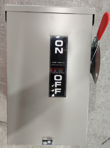 GAKR3-60A Disconnect Switch Box Non-Fusible,Indoor&amp;Outdoor,Meeting NEMA 3R Standards,Galvanized Steel，Anti Corrosion and Rust Prevention